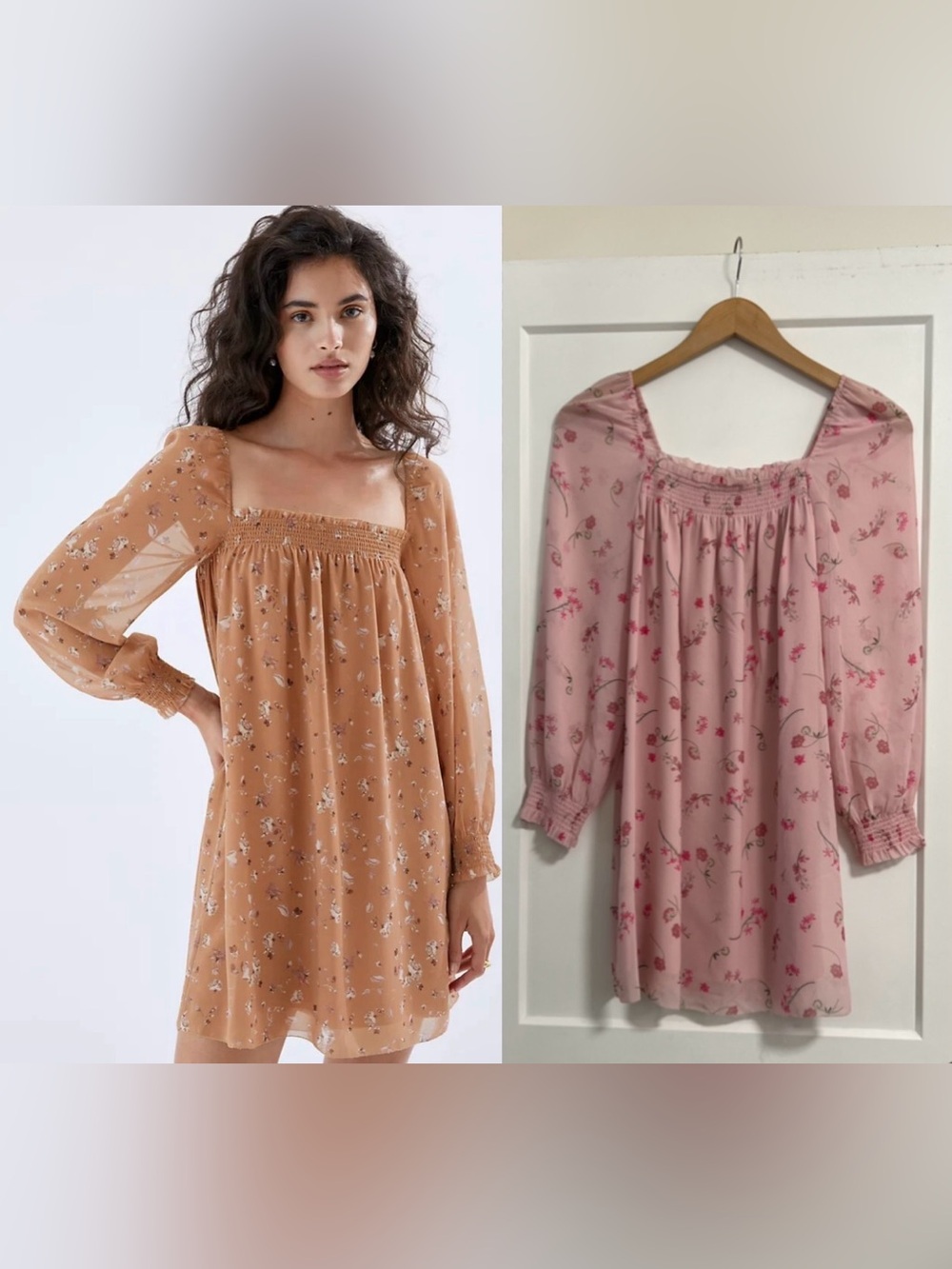 NWOTS Wilfred Alana mini babydoll Dress Sz XXS Spring Medley Pink